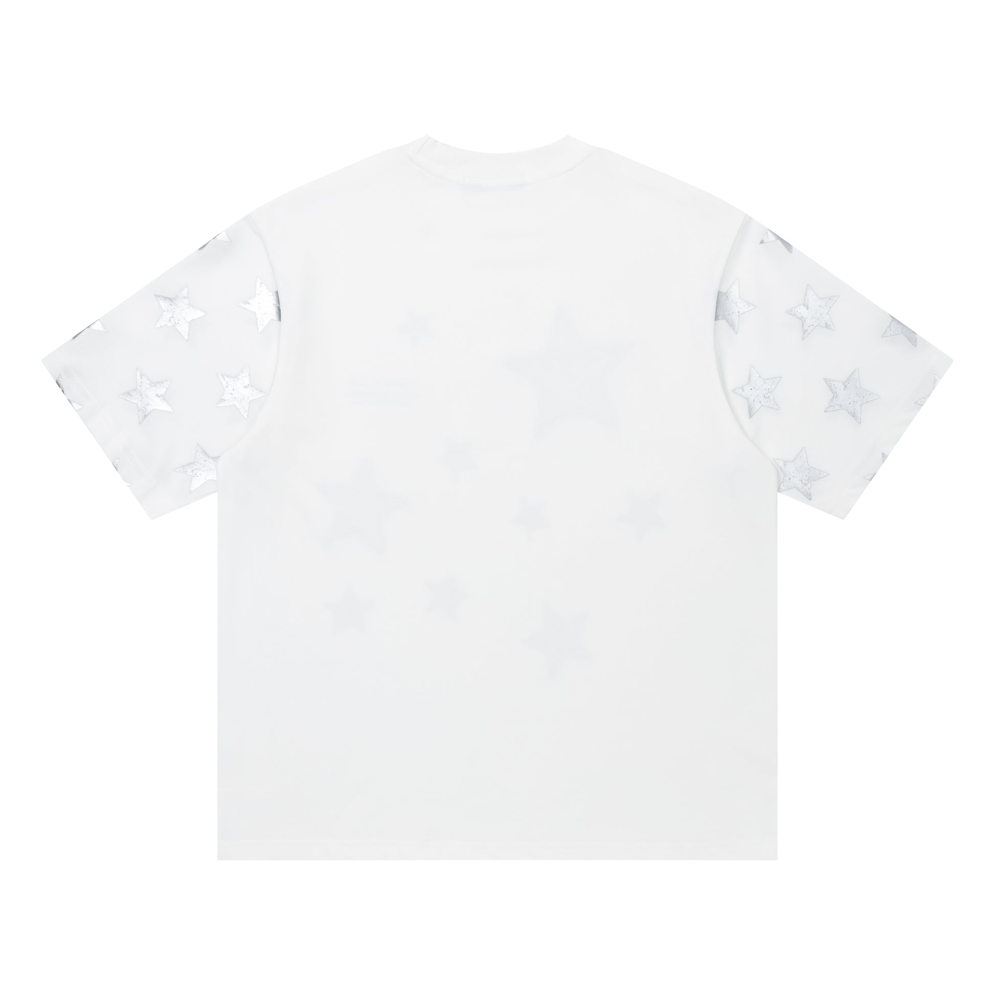 White DuoMatch star tee back view