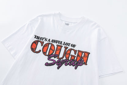 Women's Slogan Graphic Short Sleeve Tee Oversized Streetwear Casual Summer Top | Slurp Tee