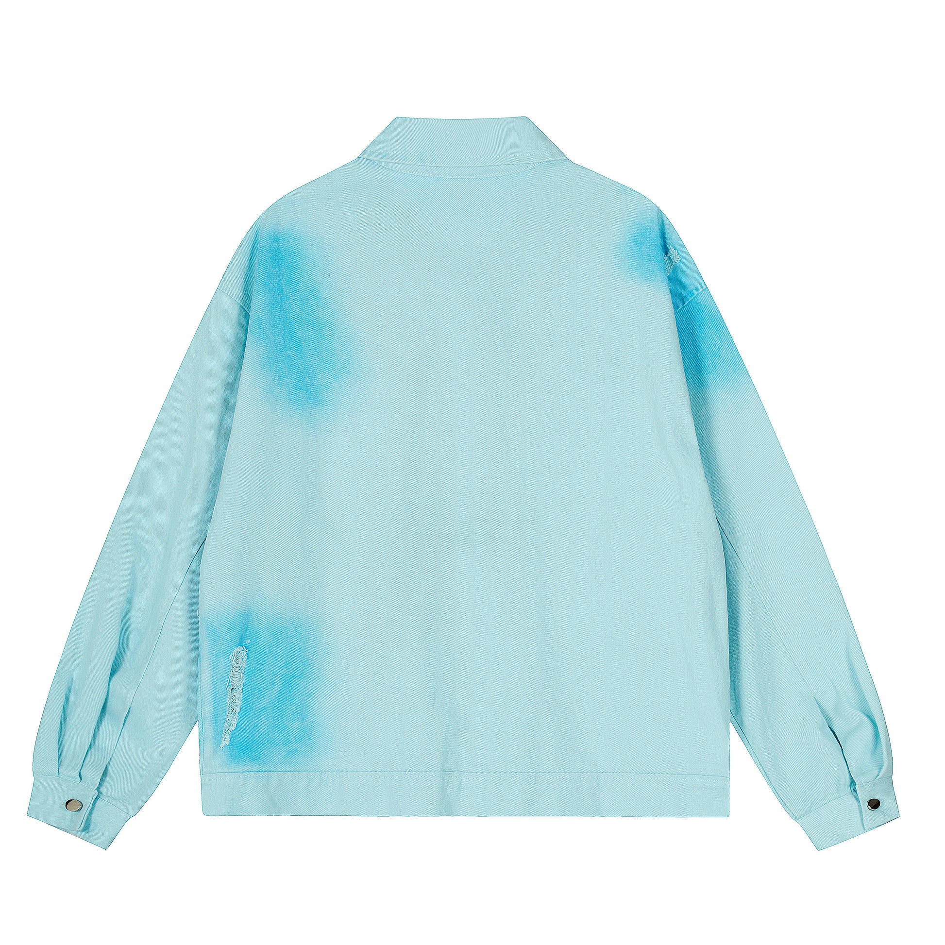 Dreamy Graffiti Charm Zip Jacket - Pink Front Close-up