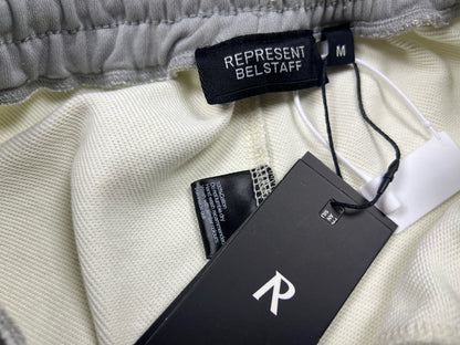 Represent X Belstaff Racing Shorts - Grey Marl