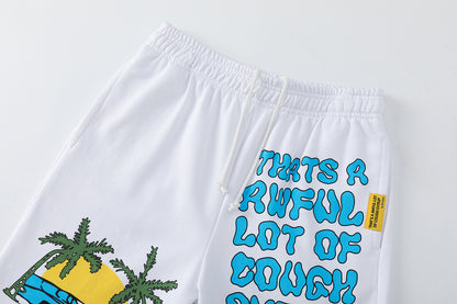 Drawstring Jogger Shorts Elastic Waist Casual Loose Fit Summer Lightweight Lounge Shorts | Cloud Jogger