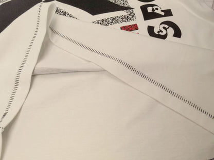 SECND SLF Xtreme Sport Big X Gravel Print Short Sleeve Tee Off-White Boxy Dual-Print American Streetwear | Xtreme X Tee