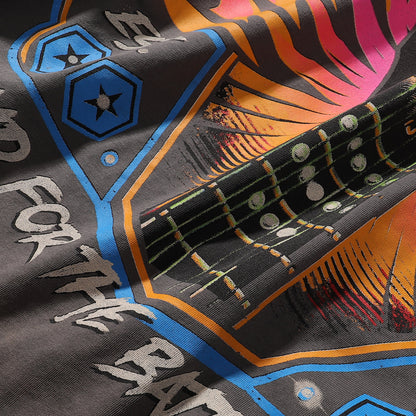 ROUGHPLAY “Battle Wounds” Cut-Off Tee