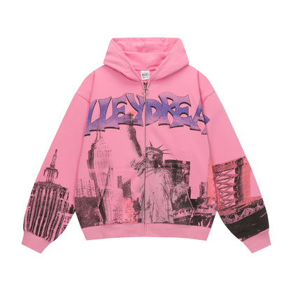 NYC Zip Up Hoodie