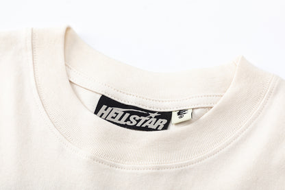 Graphic Print Tee Hellstar Oversized Streetwear Casual Summer Cotton T-Shirt | Orbit X
