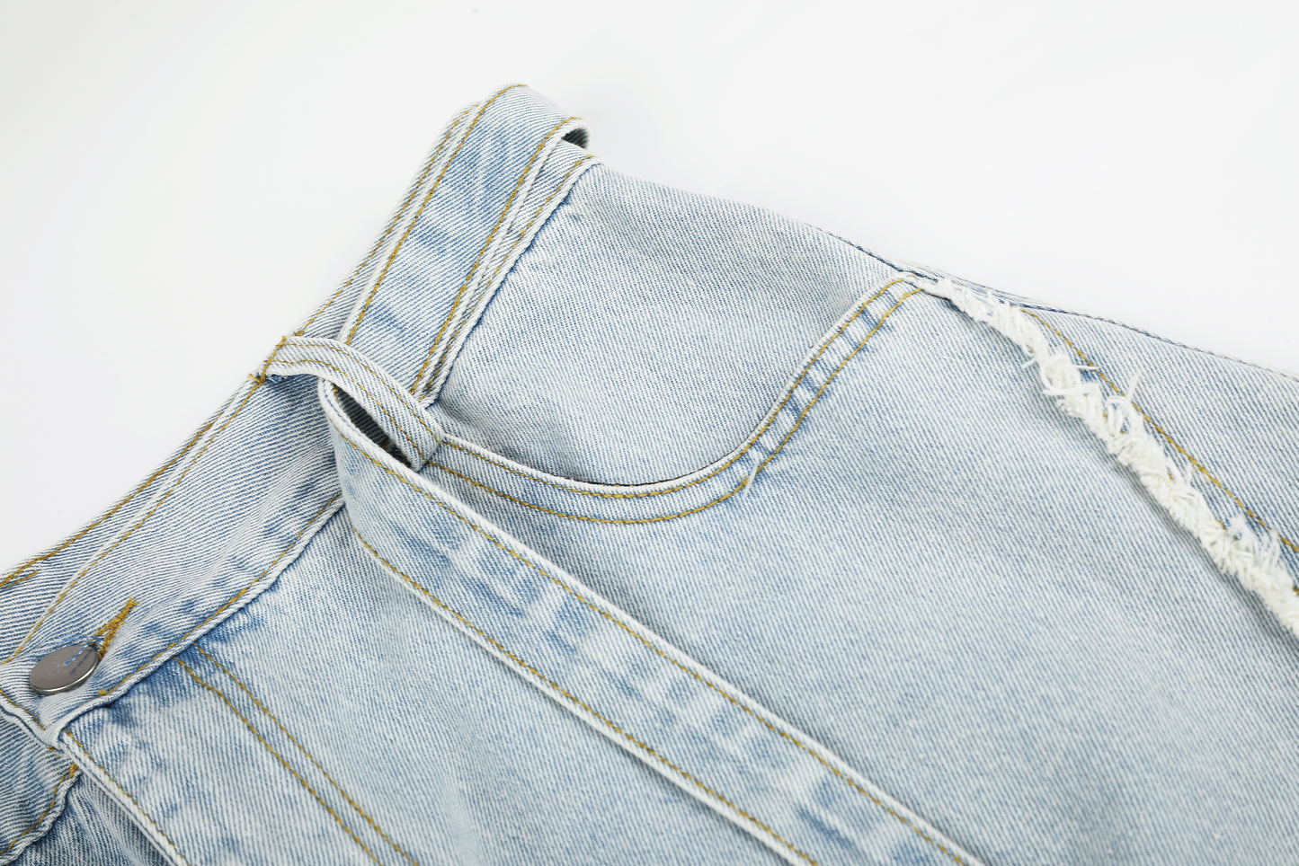 Ripped Distressed Wide Leg Barrel Jeans High Waist Streetwear Y2K Vintage Light Wash Denim Pants | Rip Barrel