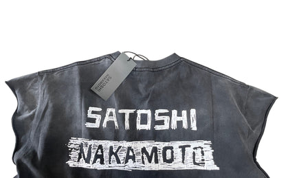 Satoshi Nakamoto Bad Religion Cutoff Tee