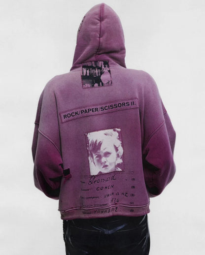 Rock / Paper / Scissors II Assemblage Zip Hoodie