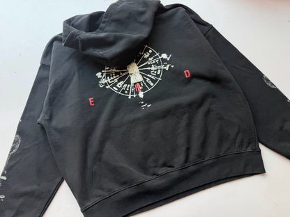 Cherry Petite Hoodie in Faded Black