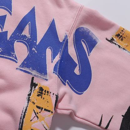Vale Forever NYC Zip Up Hoodie 'Neon/Pink'