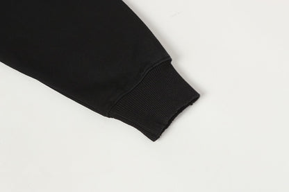 Crest Pullover Hoodie (Black / Red)