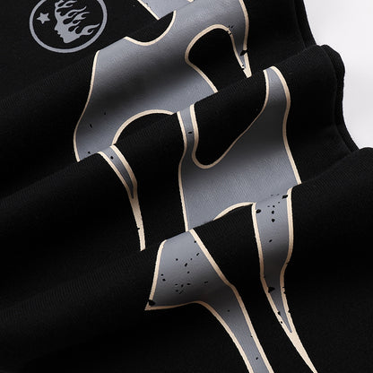 Hellstar Tribal Splash Flared Sweatpants 'Black'
