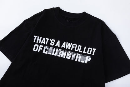 Oversized Short Sleeve Graphic Tee Dropped Shoulder Streetwear Summer Casual T-Shirt | Lean Drip
