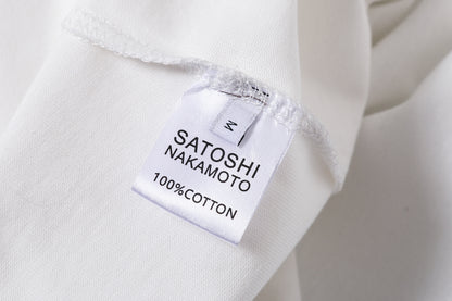 Satoshi Logo Tee - White