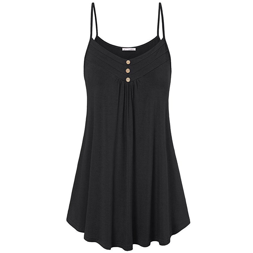 wishAmazon AliExpress Hot Rea Bästsäljande Damkläder 2024Sommar Lös SexigVKrage Camisole plus Size 