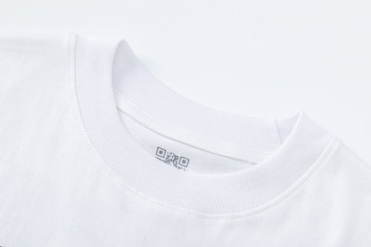 Short Sleeve Crew Neck Tee Solid White Oversized Soft Cotton Casual Summer Basic T-Shirt | Pure Drape