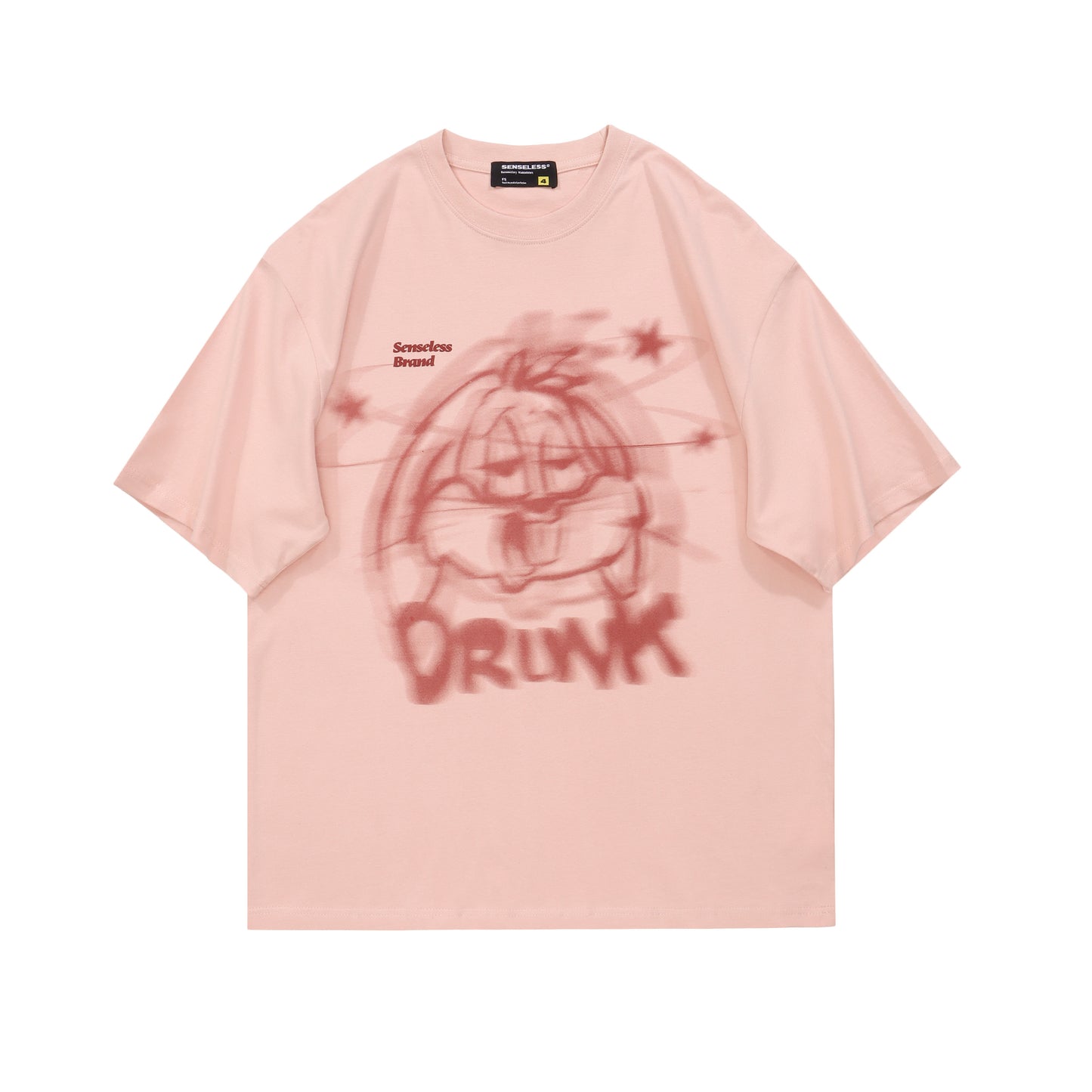 Black Senseless Drunk tee back view