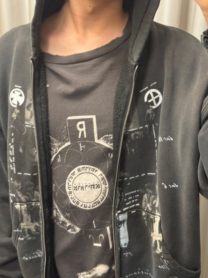 God With Revolver Zip-Up Hoodie