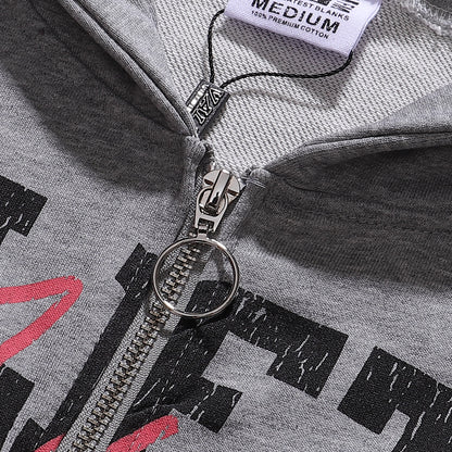 Vale Forever Athletica XXX Zip-Up Hoodie Grey