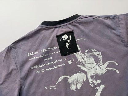 Porcelain Dog Patch Ringer T-Shirt