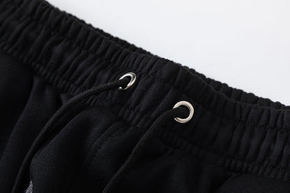 Trapstar Black Graphic Hoodie and Joggers Tracksuit Set, Two Piece Streetwear Outfit