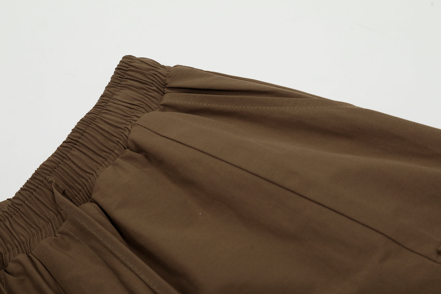 Elastic Waist Drawstring Cargo Wide Leg Pants Multi Pocket Baggy Parachute Streetwear Y2K