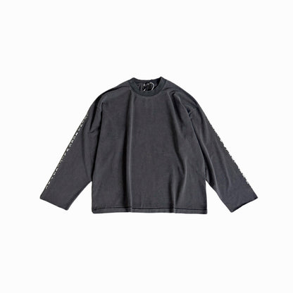 Enfants Riches Deprimes ERD x Nubian Tokyo Nun Phone Long Sleeve Tee Washed Distressed Horror Vintage Dark Art Streetwear Top | Nubian Nun