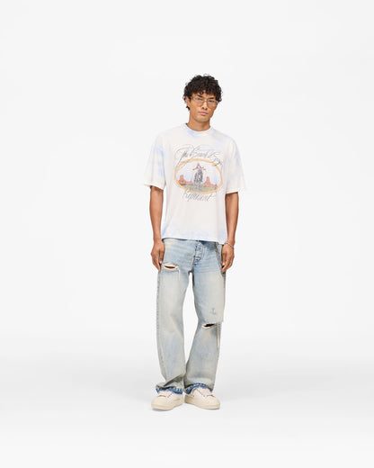 Represent x The Beach Boys Tie Dye Short Sleeve Tee Vintage Western Distressed Heavyweight Streetwear | Beach Dye