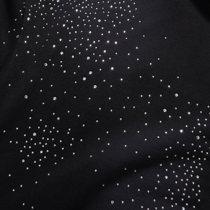 Vale Forever Pluto Clustered Zip Up Hoodie Black