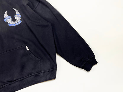 Represent X Belstaff Born To Bike Hoodie - Aged Black