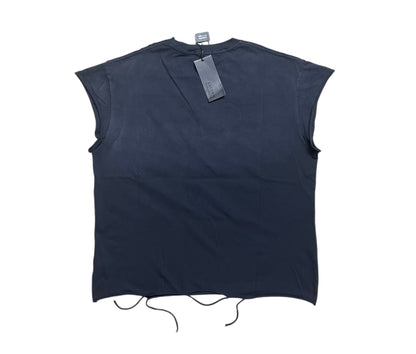 Satoshi Nakamoto Where Theres Smoke Theres Fire Sleeveless Vest Tee Destroyed Washed Heavyweight Cotton Colorful City Print Streetwear Tank Top | Smoke Fire