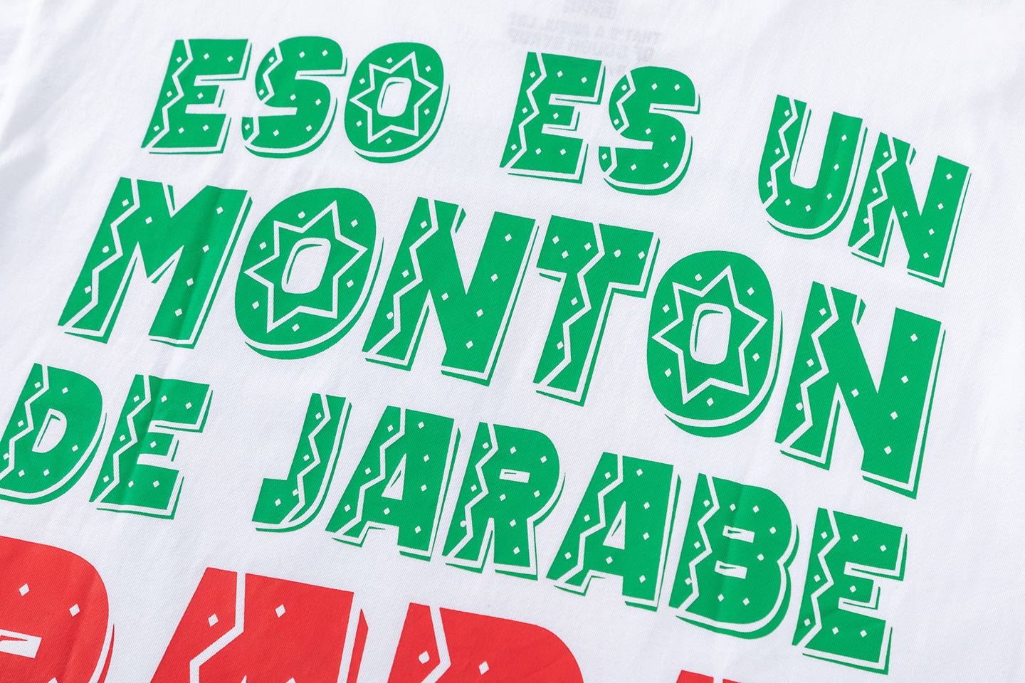 White graphic T-shirt with colorful skeleton cowboy on horse and Cough Syrup text - view 9