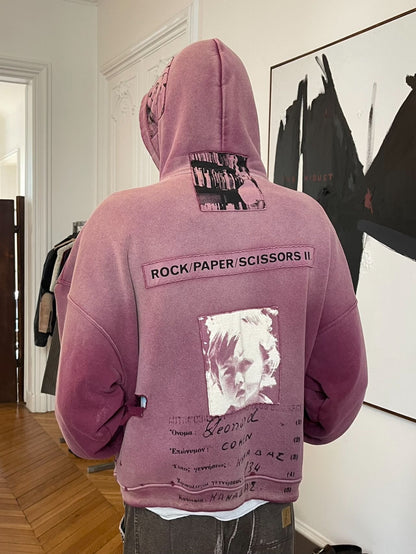 Rock / Paper / Scissors II Assemblage Zip Hoodie