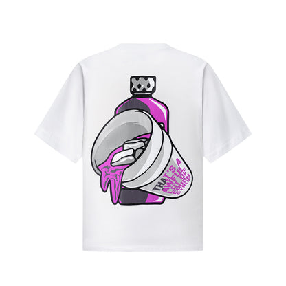 Soft Twist White Oversized Tee Lightweight Cotton Streetwear Casual Summer Essential T-Shirt | Twist White