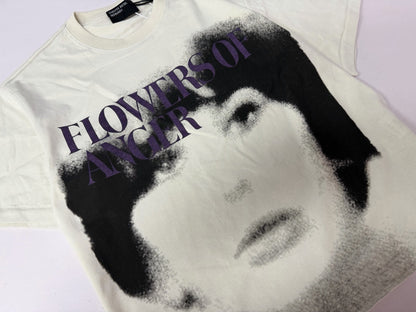 Flowers of Anger T-Shirt - White