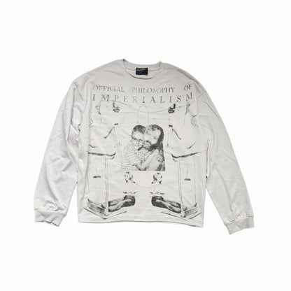 Enfants Riches Déprimés Philosophy Of Imperialism Long-Sleeve / Faded White