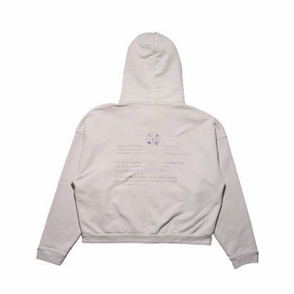 Enfants Riches Deprimes ERD I Still Have Hope Zip Hoodie Madonna Cross Patch Washed Heavyweight Cotton Oversized Zip-Up Streetwear Sweatshirt | Still Hope