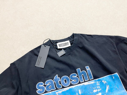 Don't Forget To Smile Tee - Washed Black