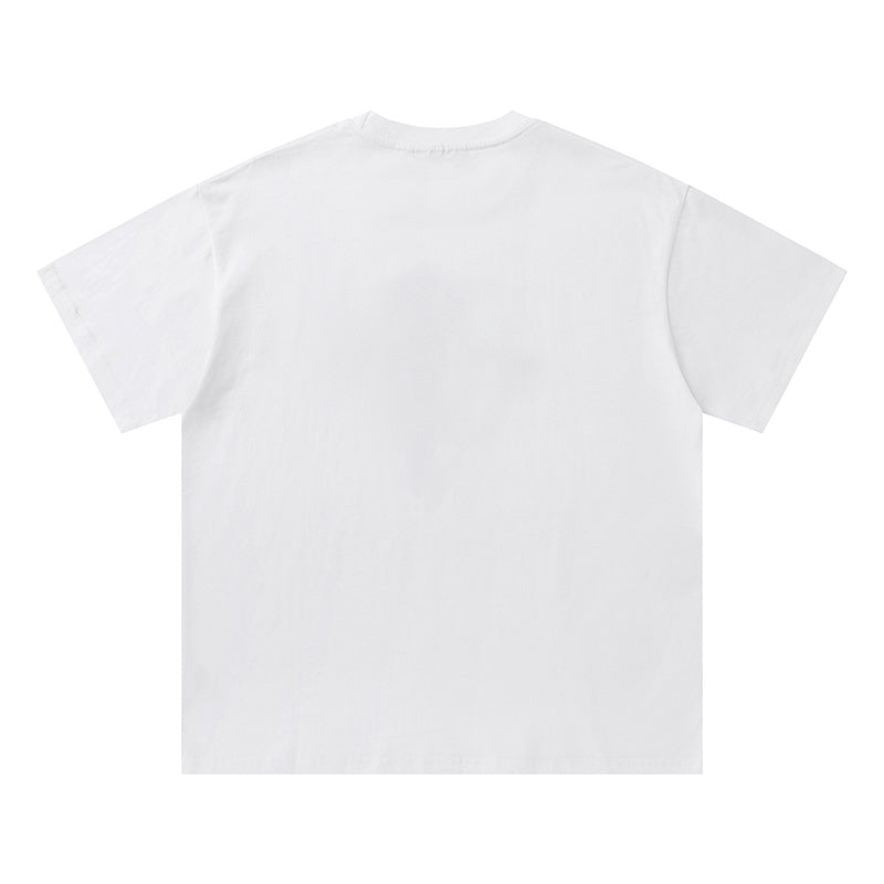 Trapstar unisex graphic T-shirt with panther print, shown in black and white - view 9