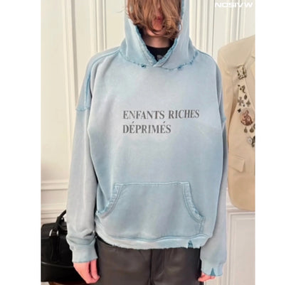 Classic Logo Hoodie - Sun Faded Aqua