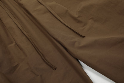 Elastic Waist Drawstring Cargo Wide Leg Pants Multi Pocket Baggy Parachute Streetwear Y2K