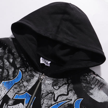 Vale Forever Casper Zip Up Hoodie 'Black'