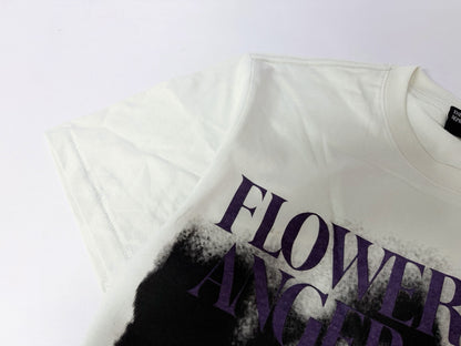 Flowers of Anger T-Shirt - White