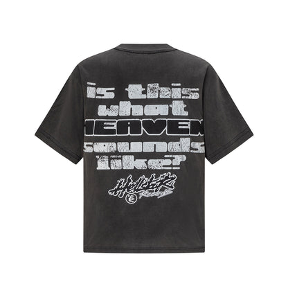 Oversized Short Sleeve Graphic Tee Dropped Shoulder Streetwear Summer Casual T-Shirt | Relic Tee