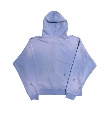 Satoshi Nakamoto 1969 Rock Distressed Graphic-Print Zip-Up Hoodie
