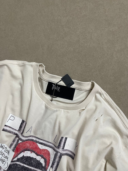 PALY Hollywood Rolling Stones Mosquito Tongue T-Shirt / Off White