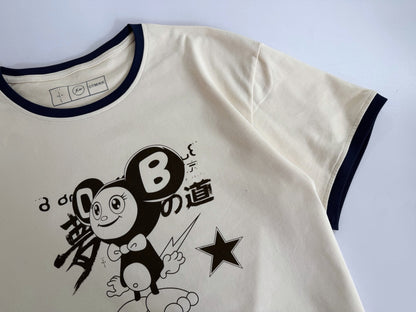 Travis Scott Cactus Jack x Fragment x Takashi Murakami Tokyo Ringer Tee / White