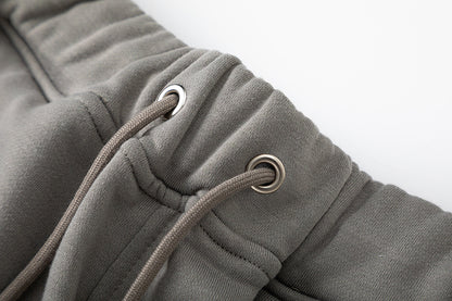 Women's Gray Knit Two-Piece Set Casual Loose Top Wide Leg Pants Matching Outfit Loungewear Summer Streetwear Co-ord Set | Gray Set