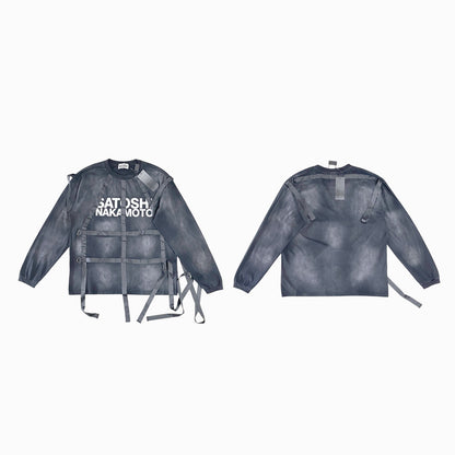 Satoshi Nakamoto Bondage Logo Long Sleeve T-Shirt