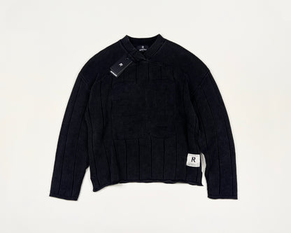 Knitted Varsity Jersey - Vintage Grey